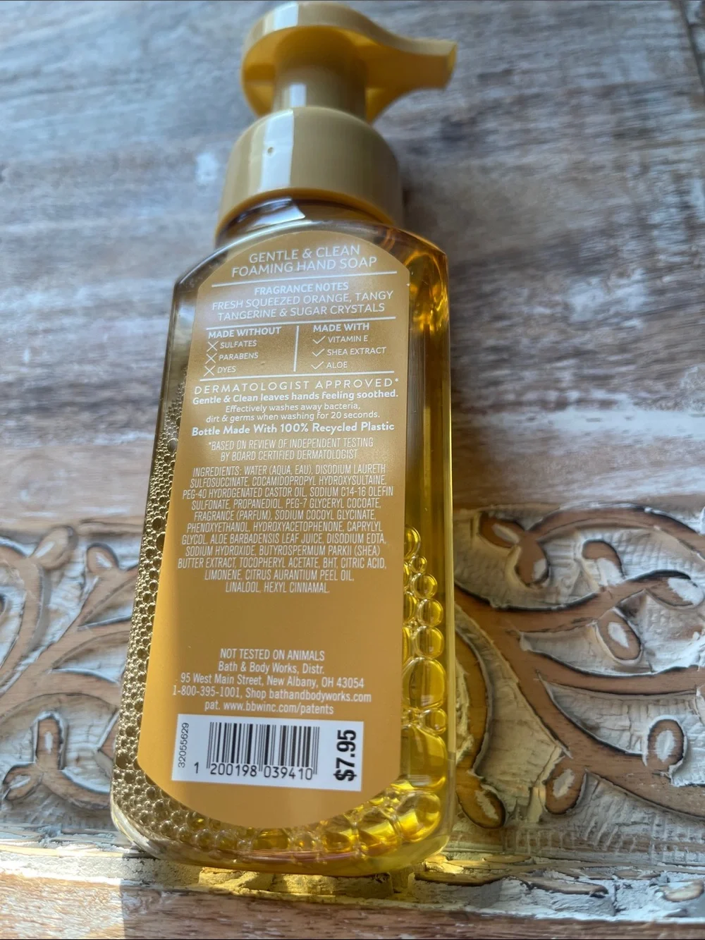 Bath & Body Works Fruit Squeeze Foaming Hand Soap - Yellow